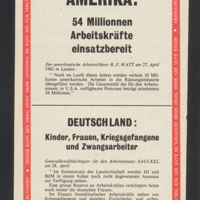 Propaganda Leaflet G23